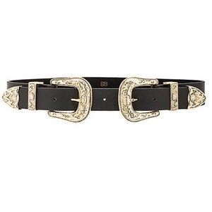 B low the belt Bri Bri Waist Belt in Black & Silver